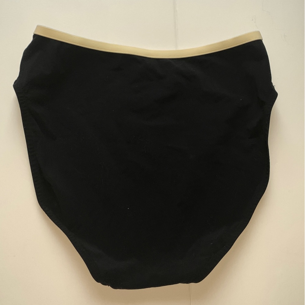 Victoria's Secret Classic Black Bikini Bottom with Pink Piping Size Small - Picture 12 of 15
